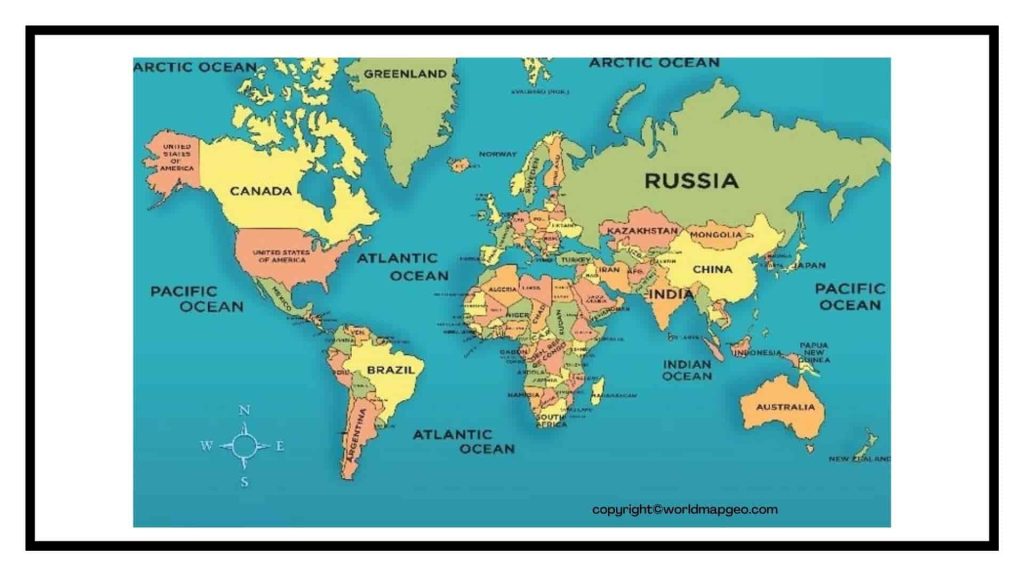 تحميل خريطة العالم بجودة عالية للكمبيوتر.