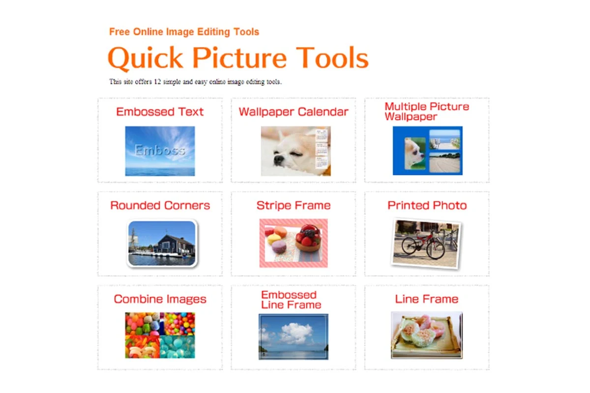 أداة Quick Picture Tools