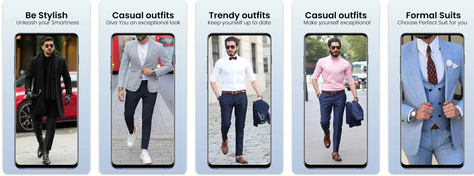 تطبيق Fashion For Men & Boys لتنسيق الملابس للرجال