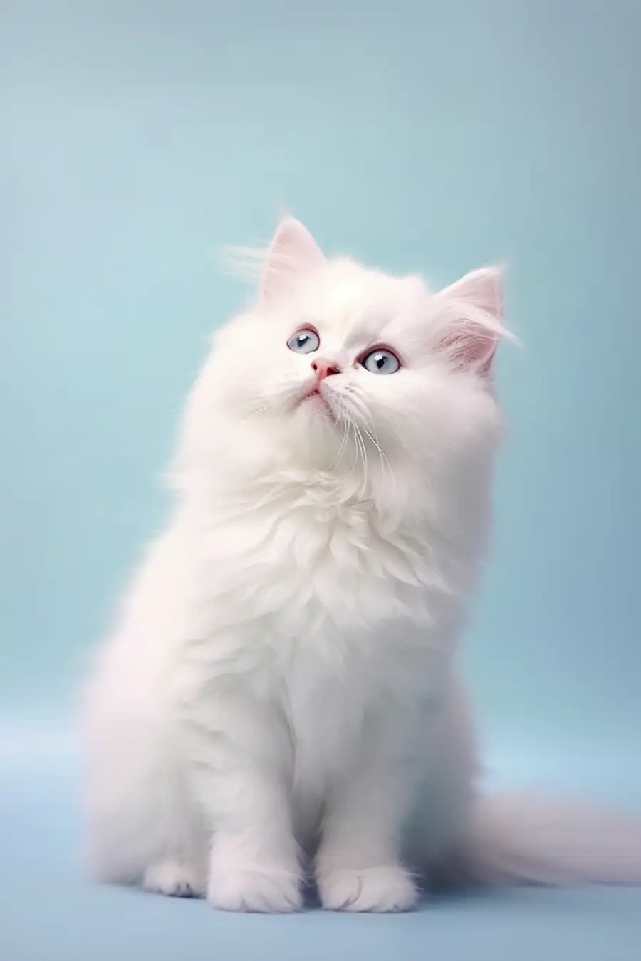 صورة قطه بيضاء