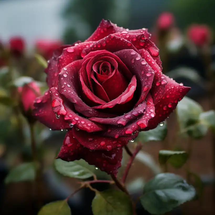 صورة وردة حمراء مميزة وجميلة